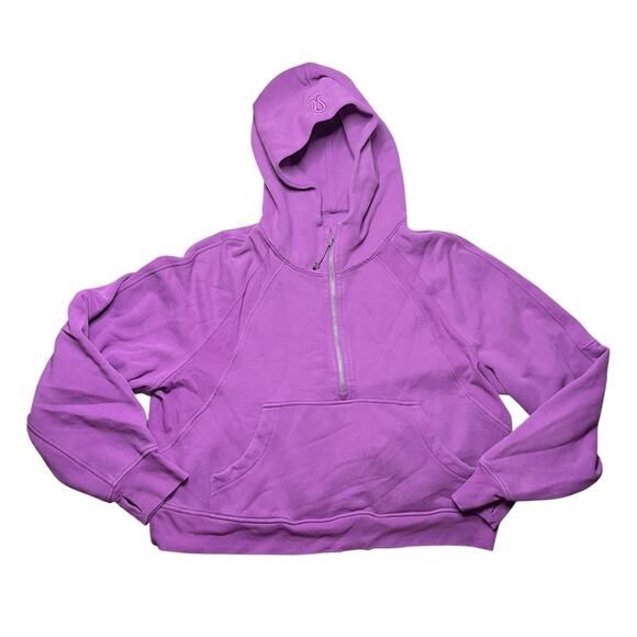 Lululemon Scuba Oversized Half-Zip Hoodie Moonlit Magenta Size XL/XXL - Picture 1 of 3